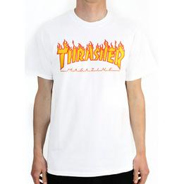 Overview image: Thrasher Flame Tshirt white
