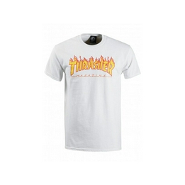 Overview second image: Thrasher Flame Tshirt white
